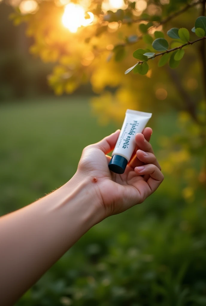 If you get bitten by a mosquito, apply medicine immediately. Realistic 1920×1080