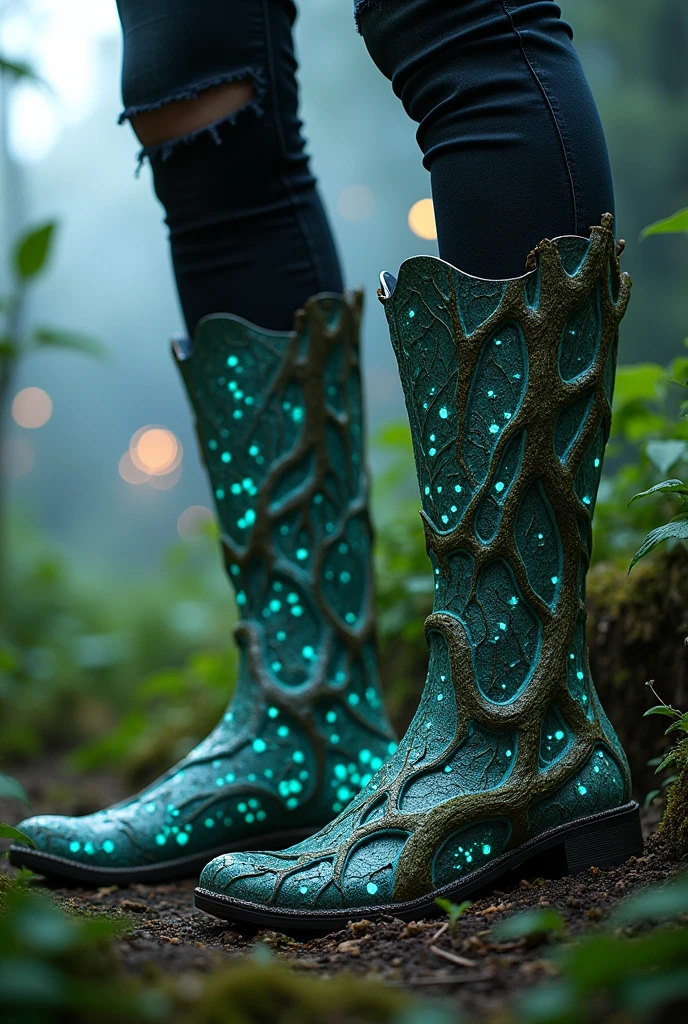Boots inspired by tree roots 100 years from now
