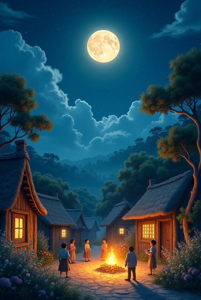 Night ka village picture