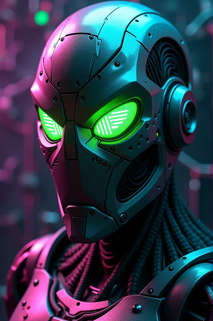 CREATE A ROBOT MASK WITH VENOM EYES LED LIGHT FOR 3D PRINTING