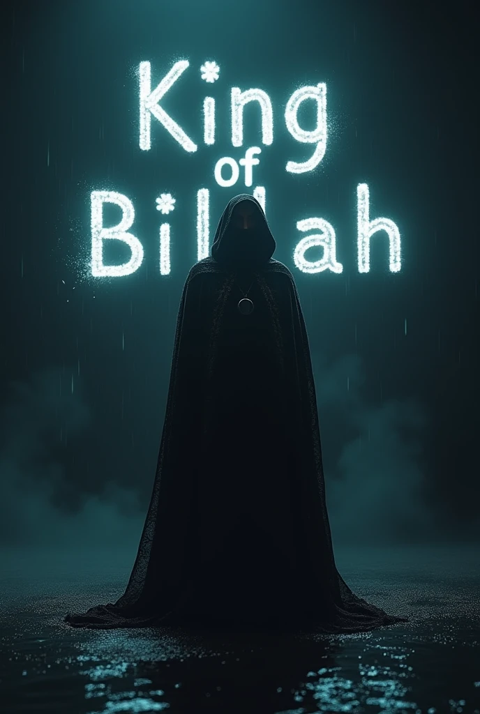 dark image for man , background 3d name of the king of billah,water formality