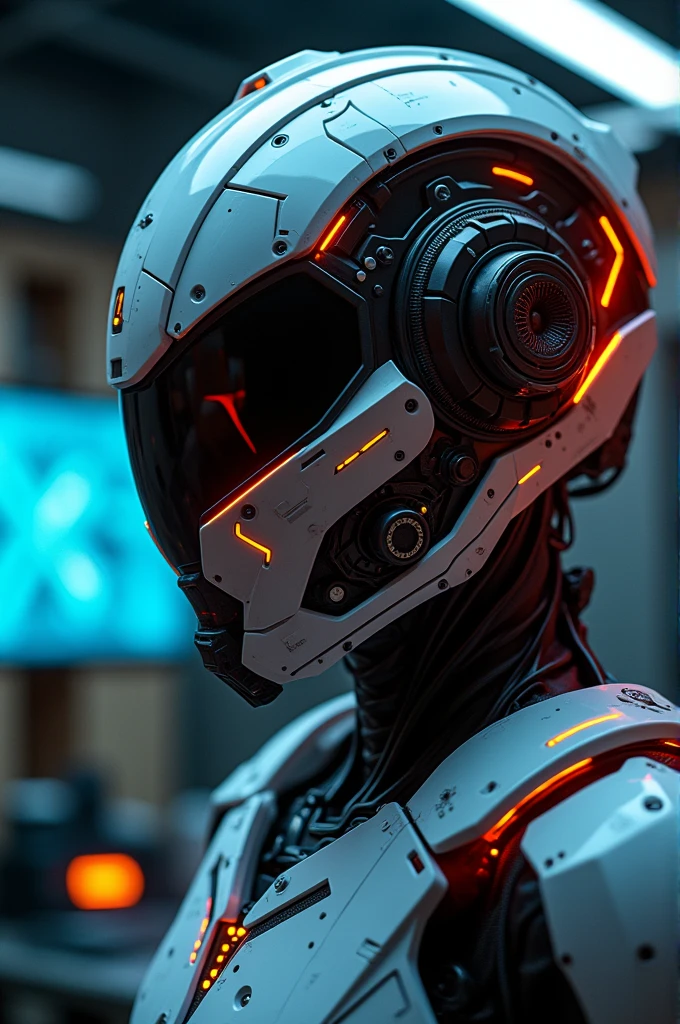Create a robot and ninja helmet to print on a 3d printer