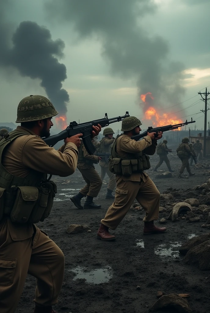 war scene