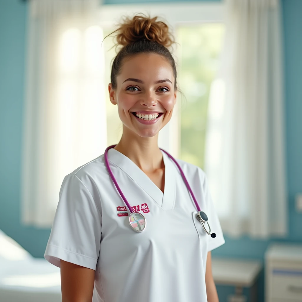nurse cute Hair Bun
