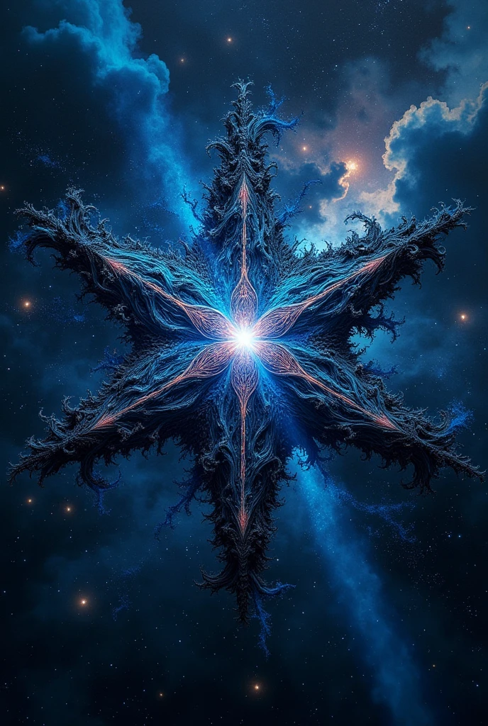 Chaos star black & blue

