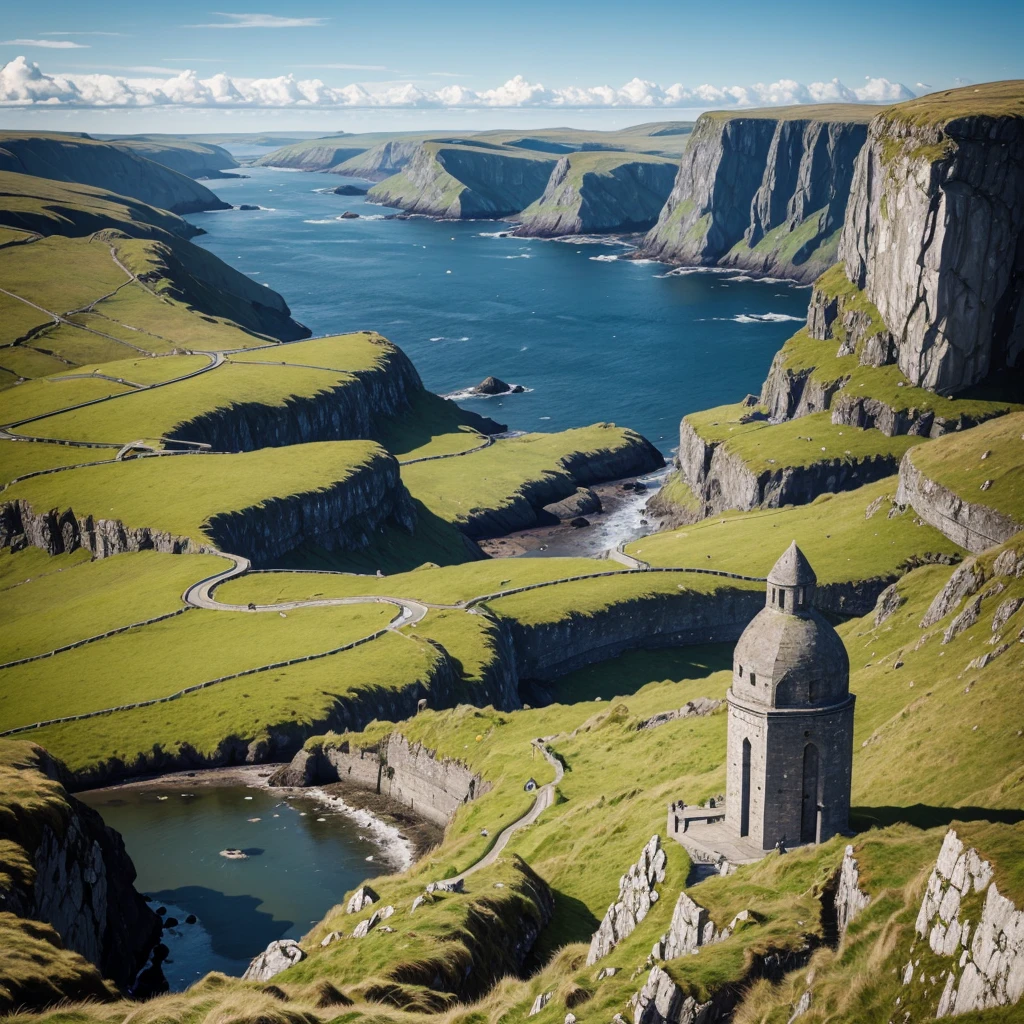 Iconic illustrations of Ireland