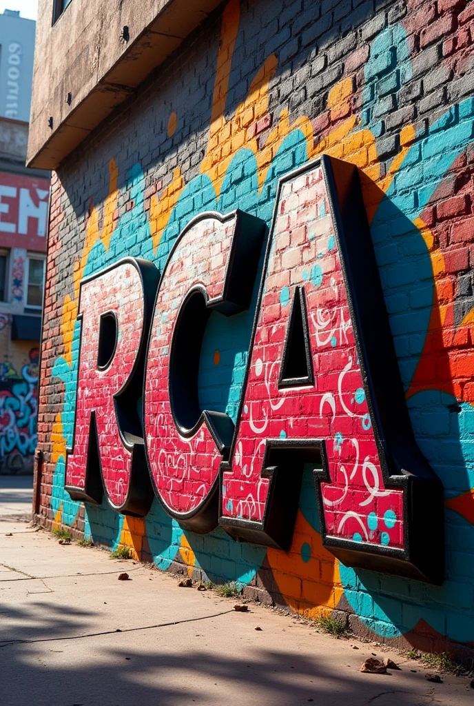 RCA letters in graffiti