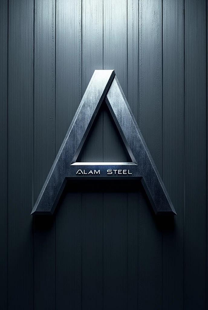 Business logo, ALAM STEEL 
