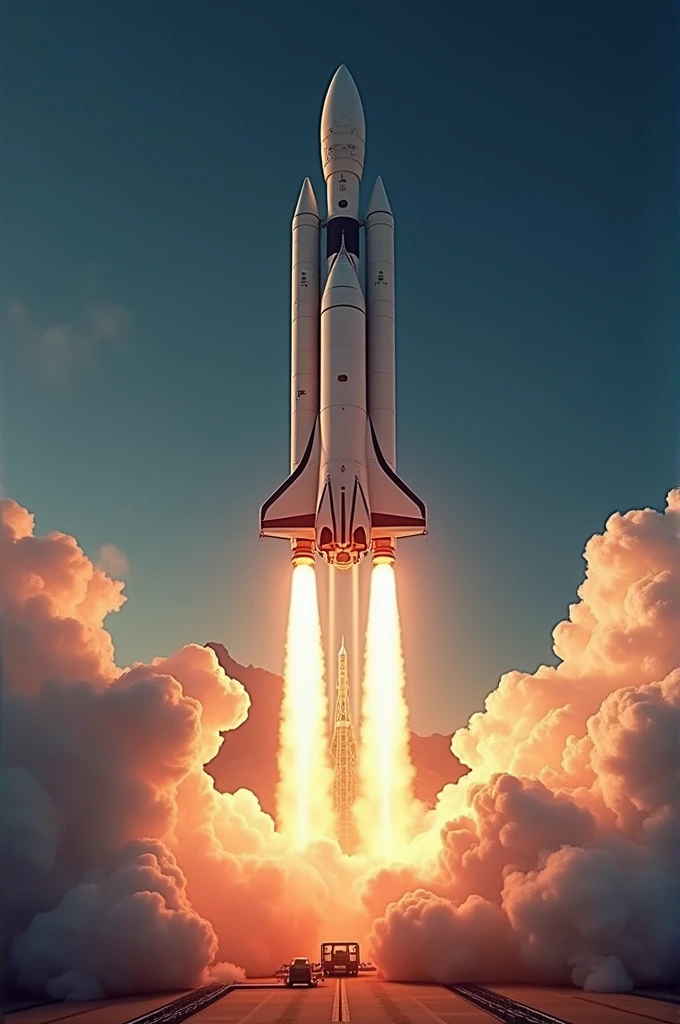 (cover page), real, aircraft or spacecraft,magazine cover, aerospace, creative, gives a feel of being aerospace engineer,classic image, superiority of aerospace industry, rocket