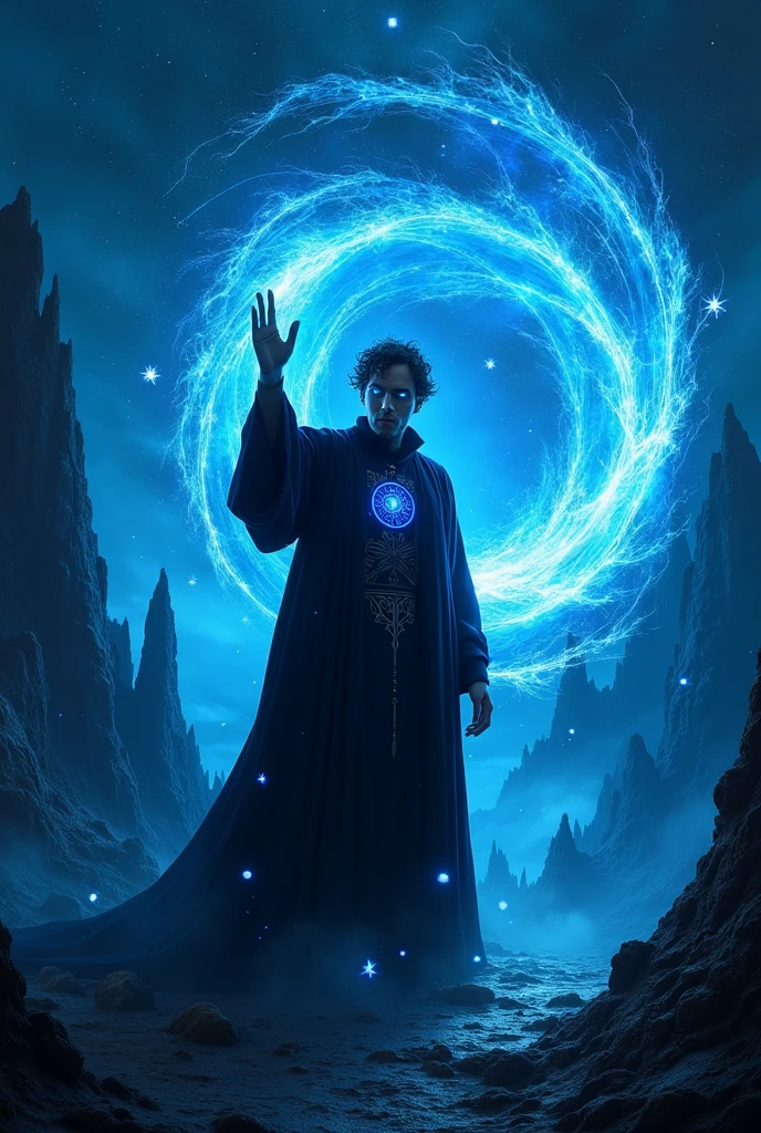 Chaos magick black & blue