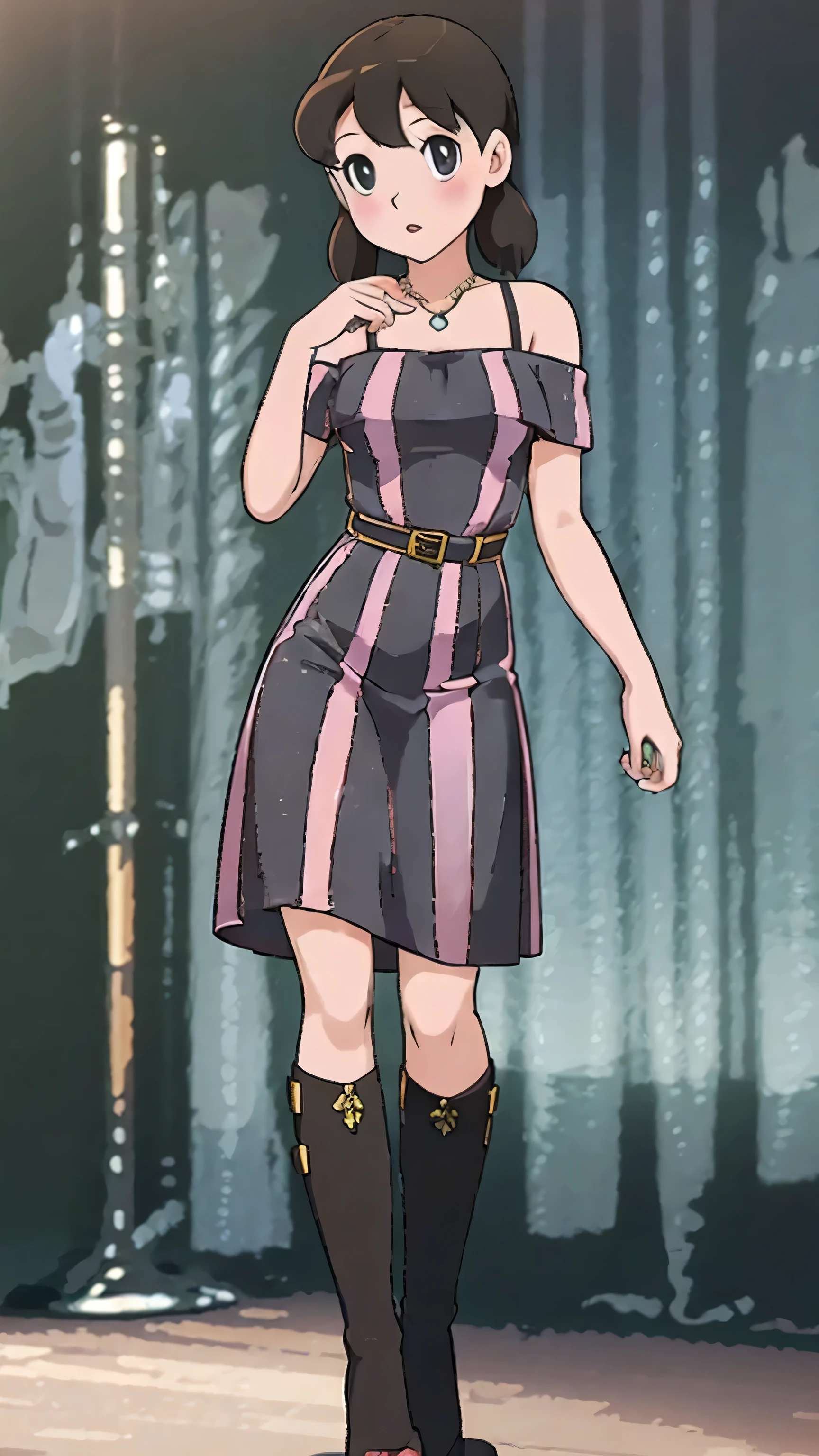 (hyperrealistic), (illustration), (high resolution), (8K), (extremely detailed), (best illustration), (beautiful detailed eyes), (best quality), (super detailed), (masterpiece), (wallpaper), (detailed face), solo, (dynamic pose), 1 girl, white wavy hair on the chair, korean, heterochromic eyes, small moles under the eyes, ((short apron)), medium breasts, long legs, tightens abs, (camel toes), (no panties), (no bra)