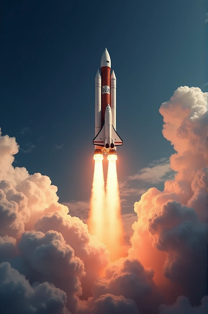 (cover page), real, aircraft or spacecraft,magazine cover, aerospace, creative, gives a feel of being aerospace engineer,classic image, superiority of aerospace industry, rocket