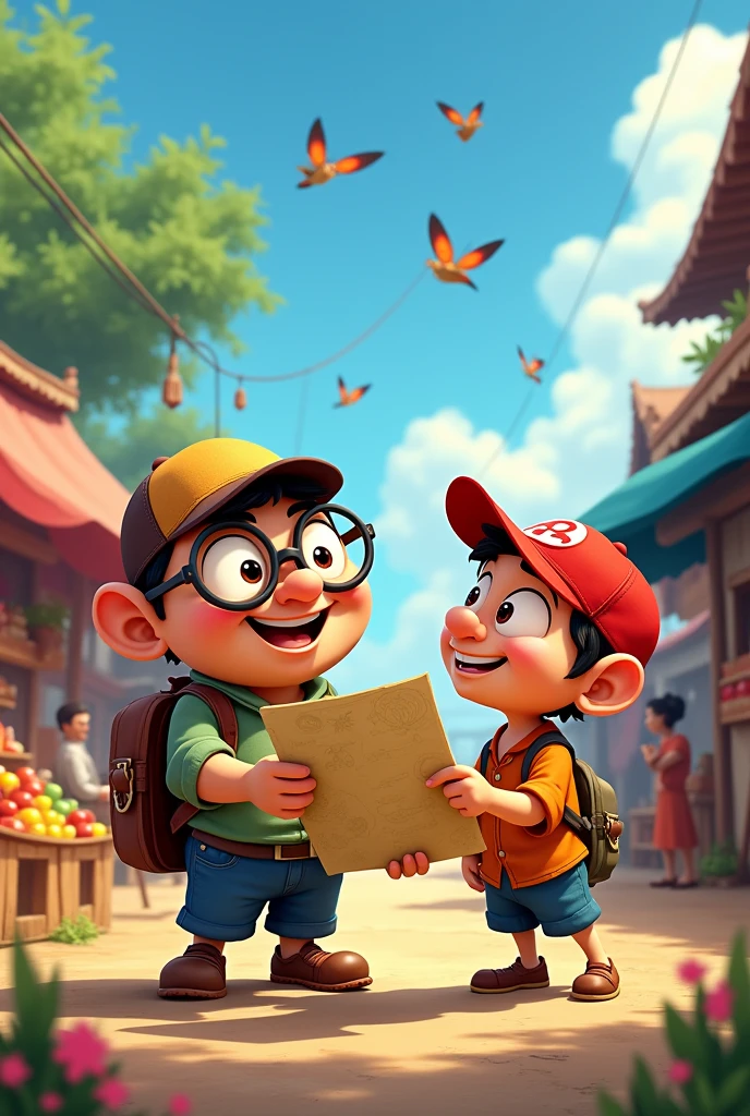 Moto and Patlu are two close friends who are always