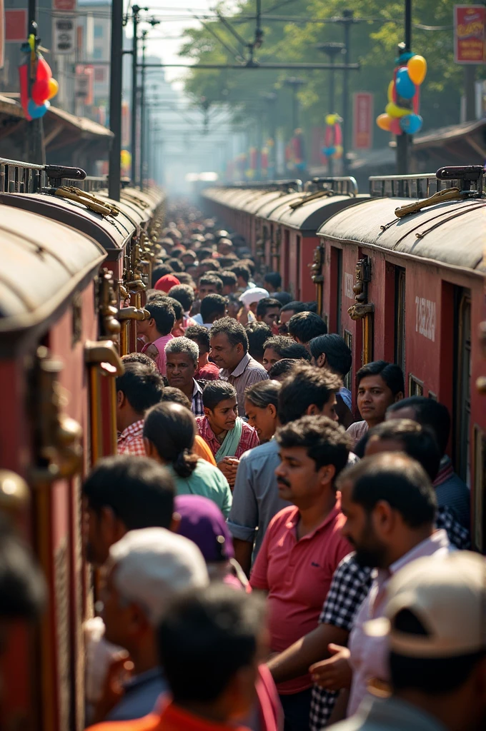 Indian local train 