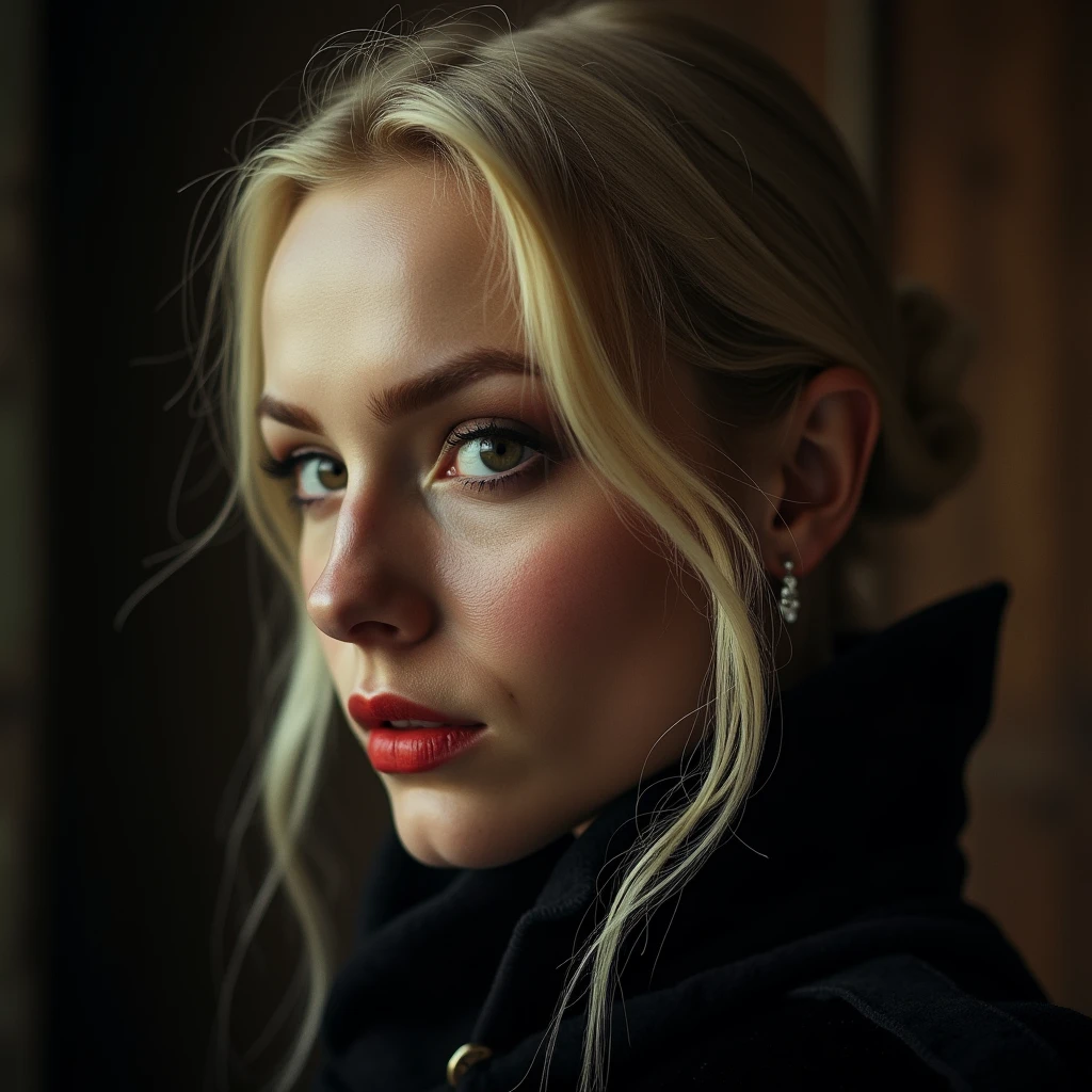 Blond woman kind  vampire
