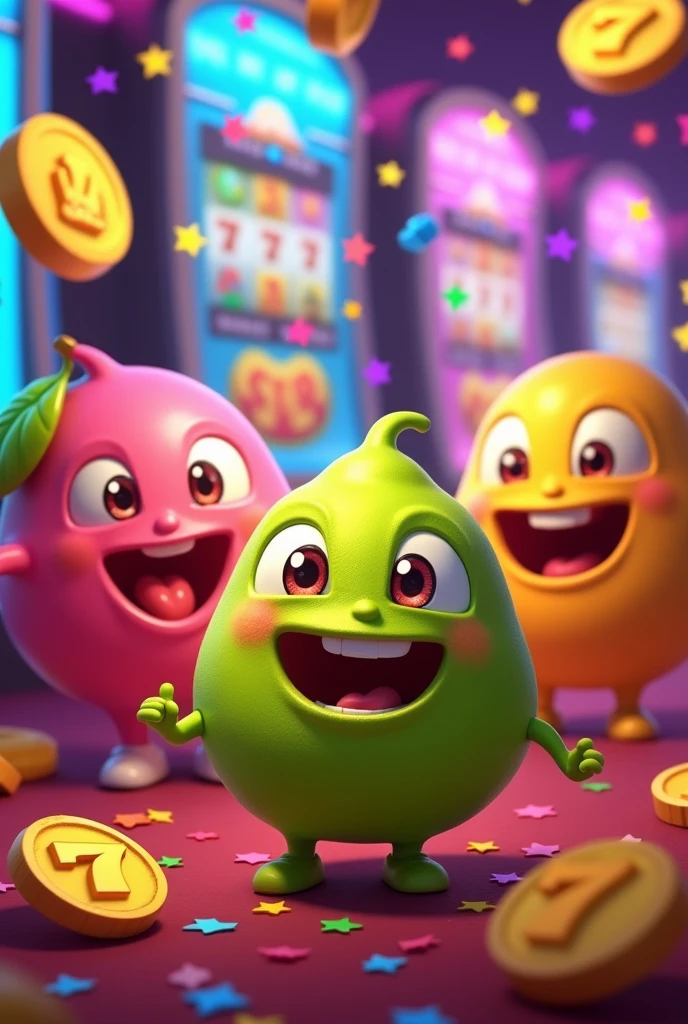 Online slot characters ,happy