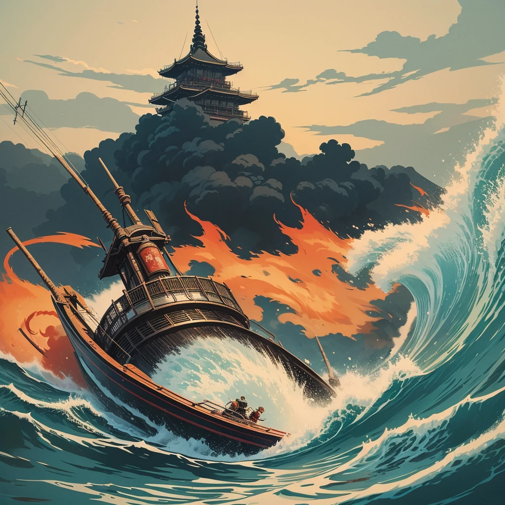 Iconic illustration of Manchukuo