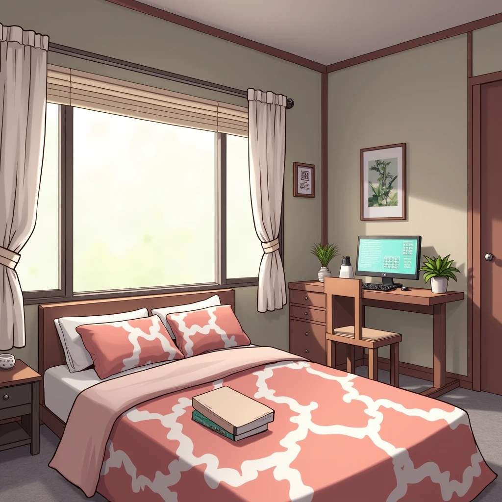 Stylish room interior、Anime Style
