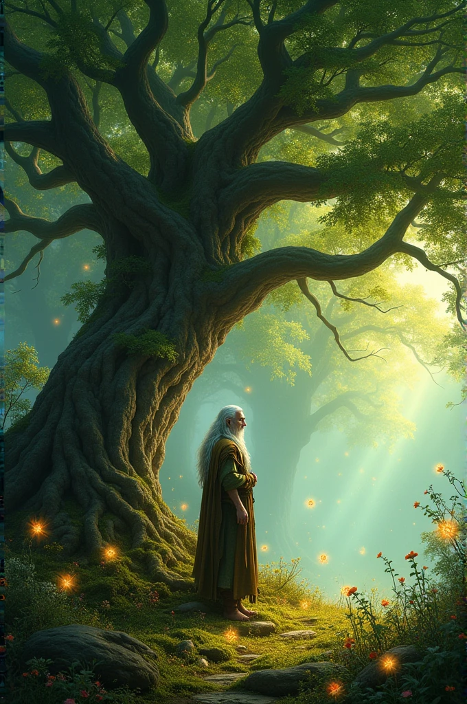 Magical oak tree
