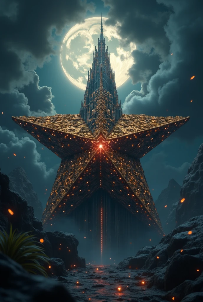 create logo, 3d , High resolution, 8k , masterpiece, maximum details, a lot bullet in background , tower in top