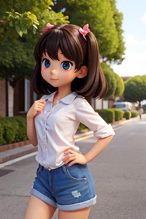 １８age、female、Cute pose、