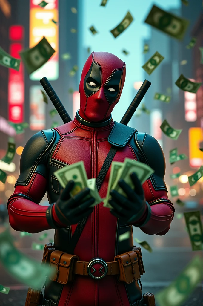 Deadpool with money