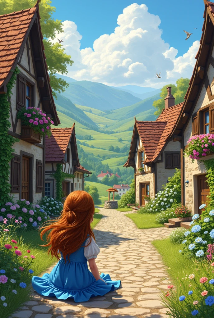 A  in a village 