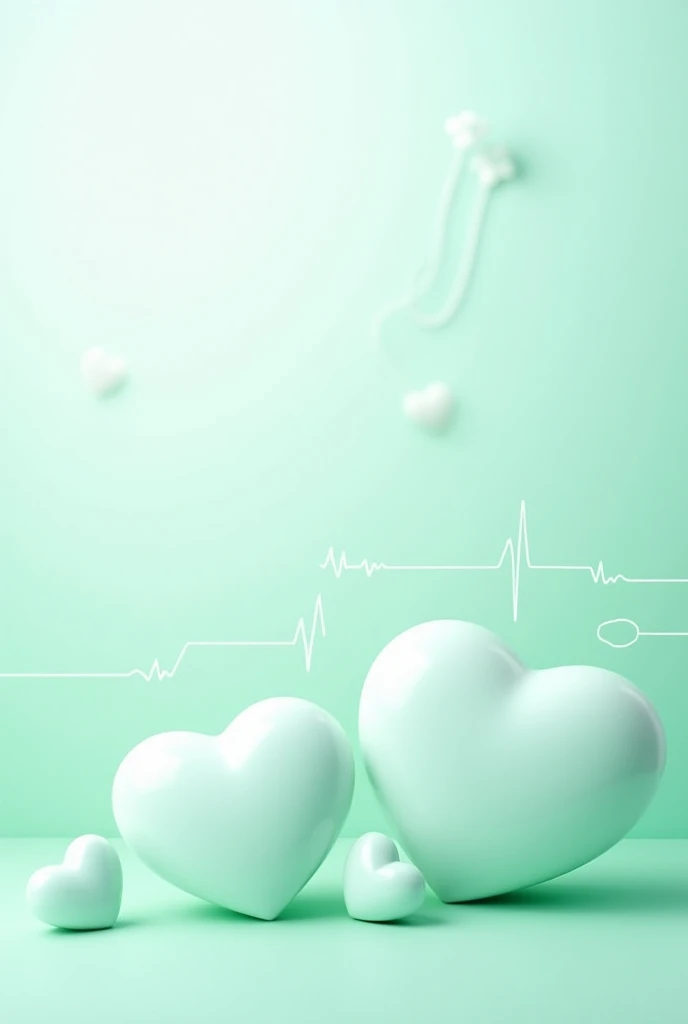 Seagreen and white color with hospital icons