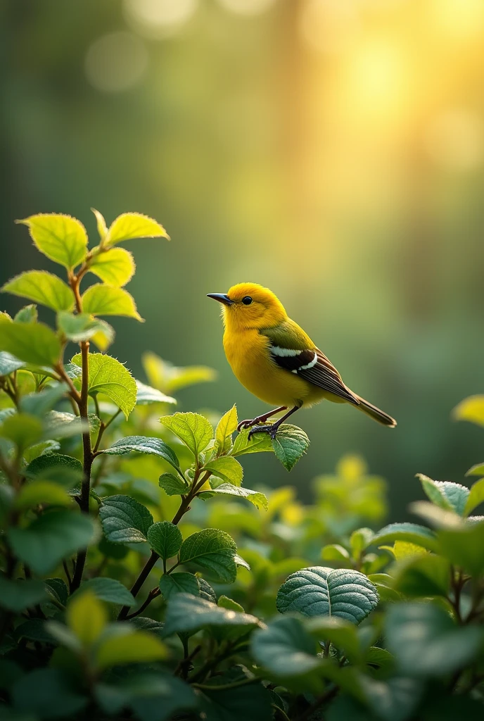 A started singing in the bush