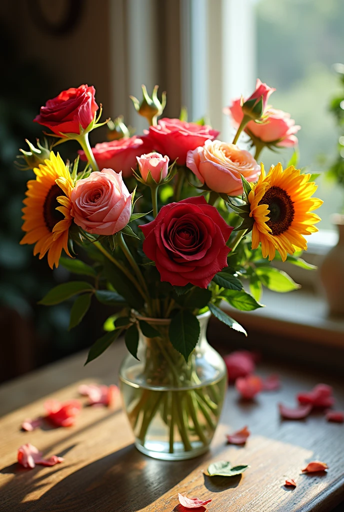 Flowers was wilting