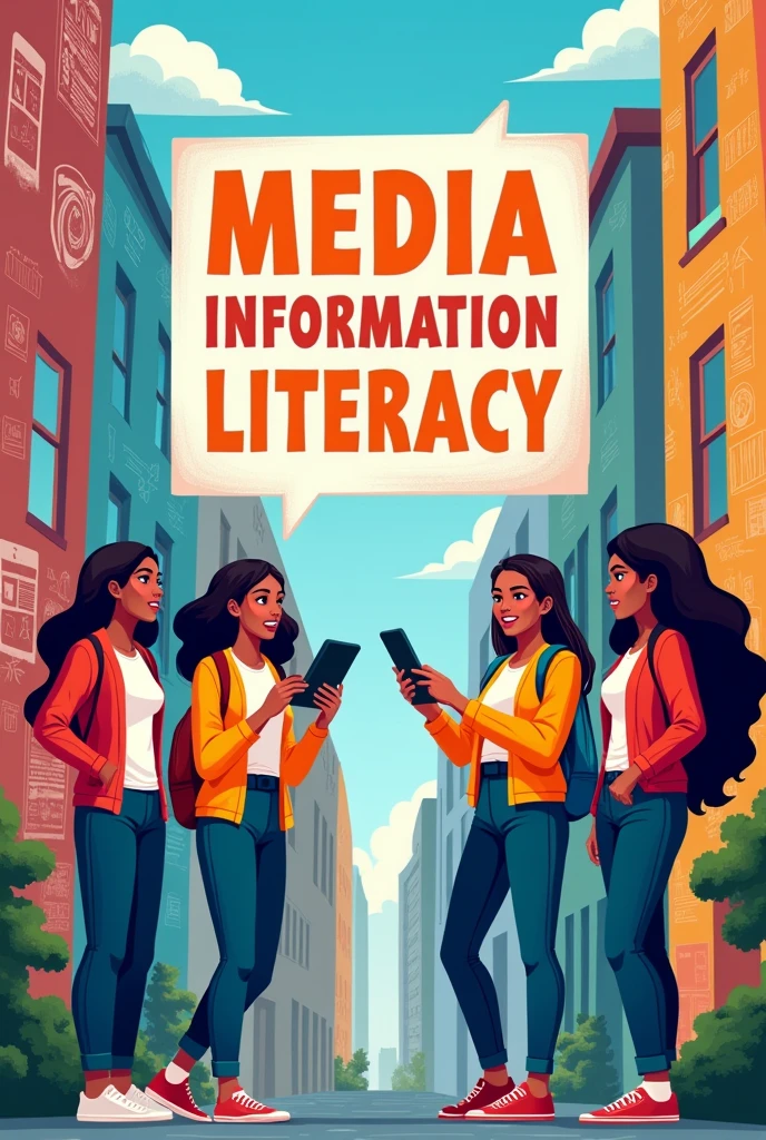 Make me Poster about Media information literacy