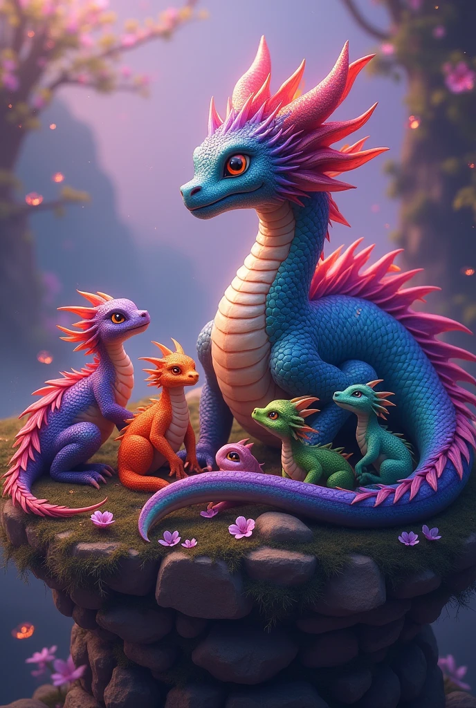 Dragon gives birth to nine sons，Each different