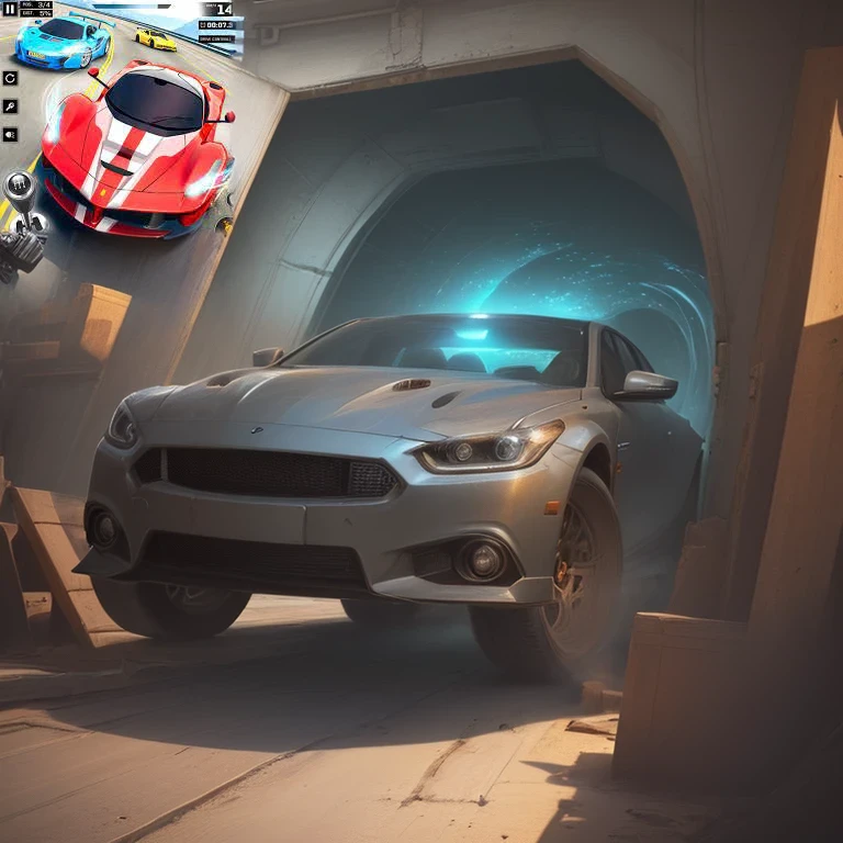 a whate car masterpiece, best quality, (extremely detailed CG unity 8k wallpaper), (best quality), (best illustration), (best shadow), absurdres, realistic lighting, (Abyss), beautiful detailed glow, art by PeterMohrBacher,