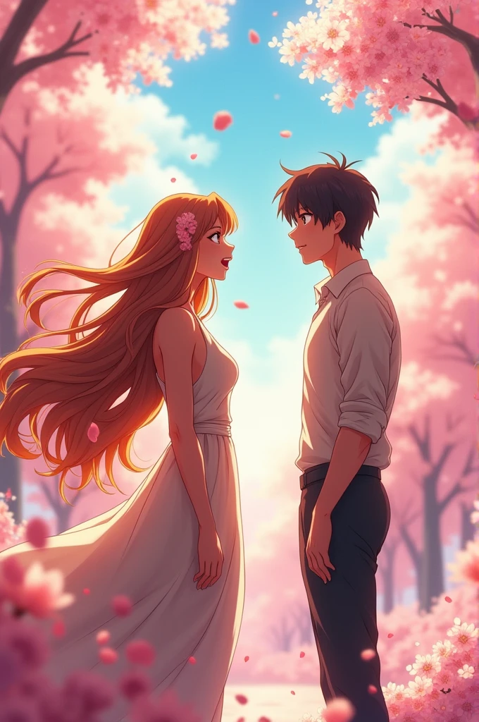 A beautiful shouted on a man anime 