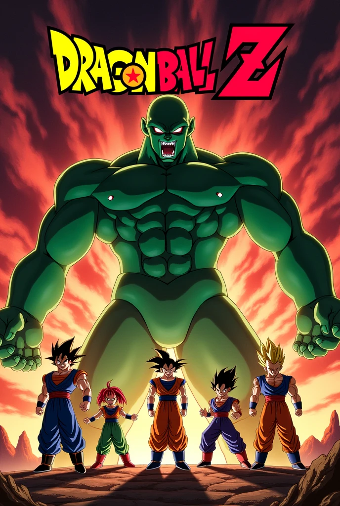 Make a poster on movie DRAGON BALL Z - LORD SLUG(1990) and write the name of the movie in poster