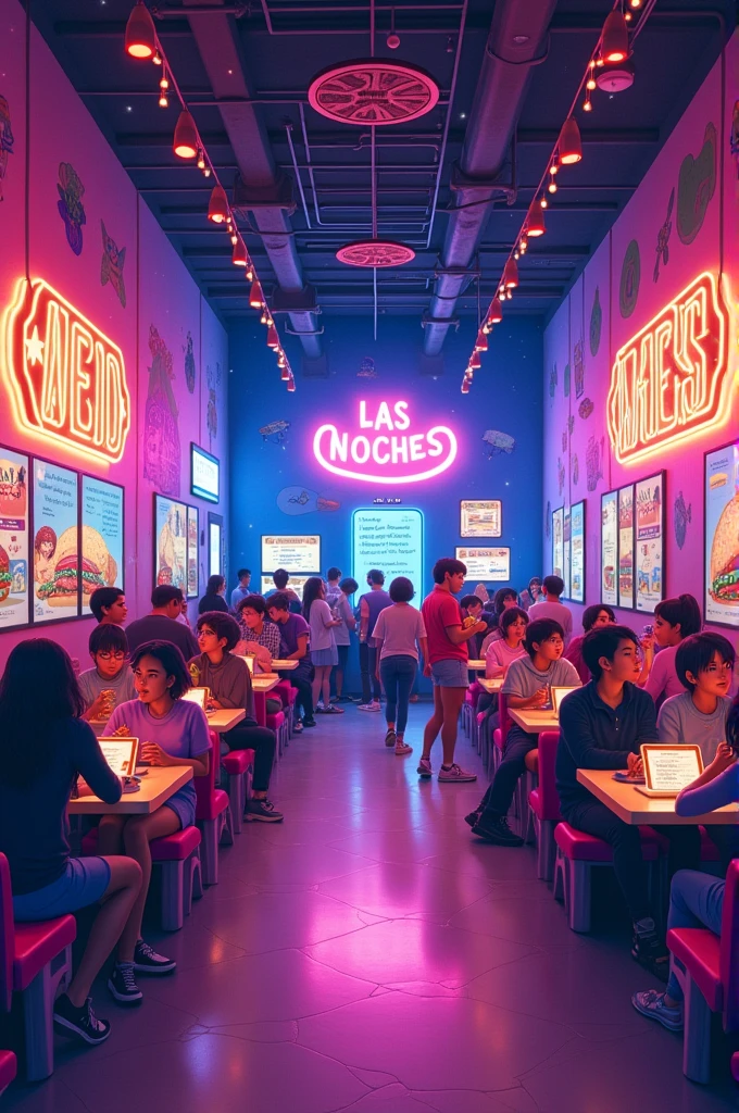 Anime-inspired fast food restaurant named Las Noches