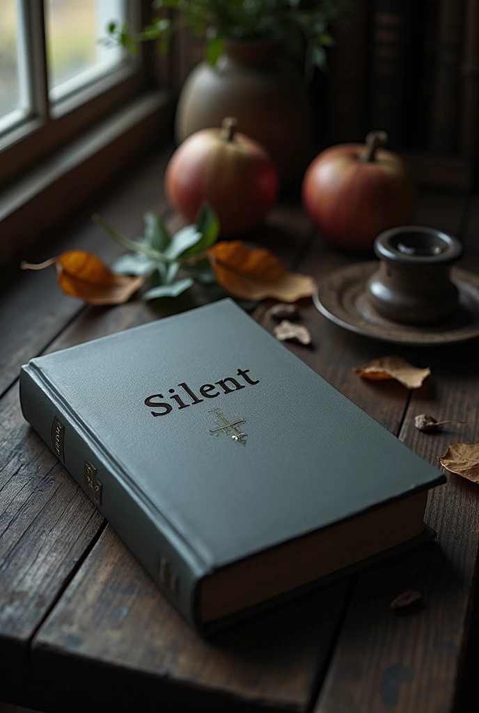 A book with a gray cover titled Silent