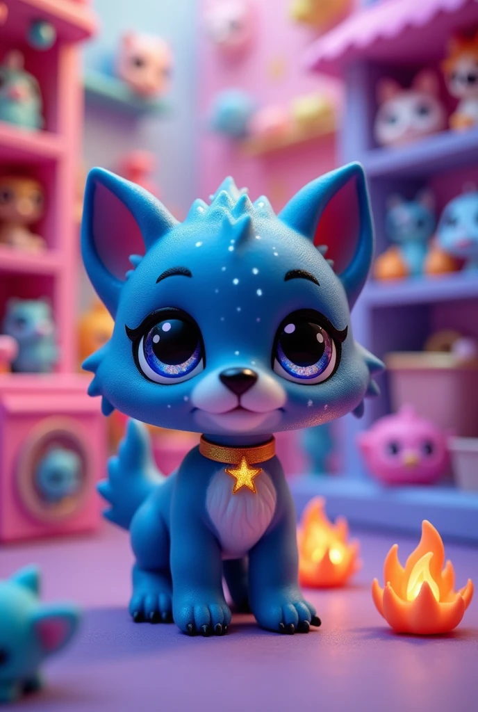 Cute littlest pet shop hellhound 