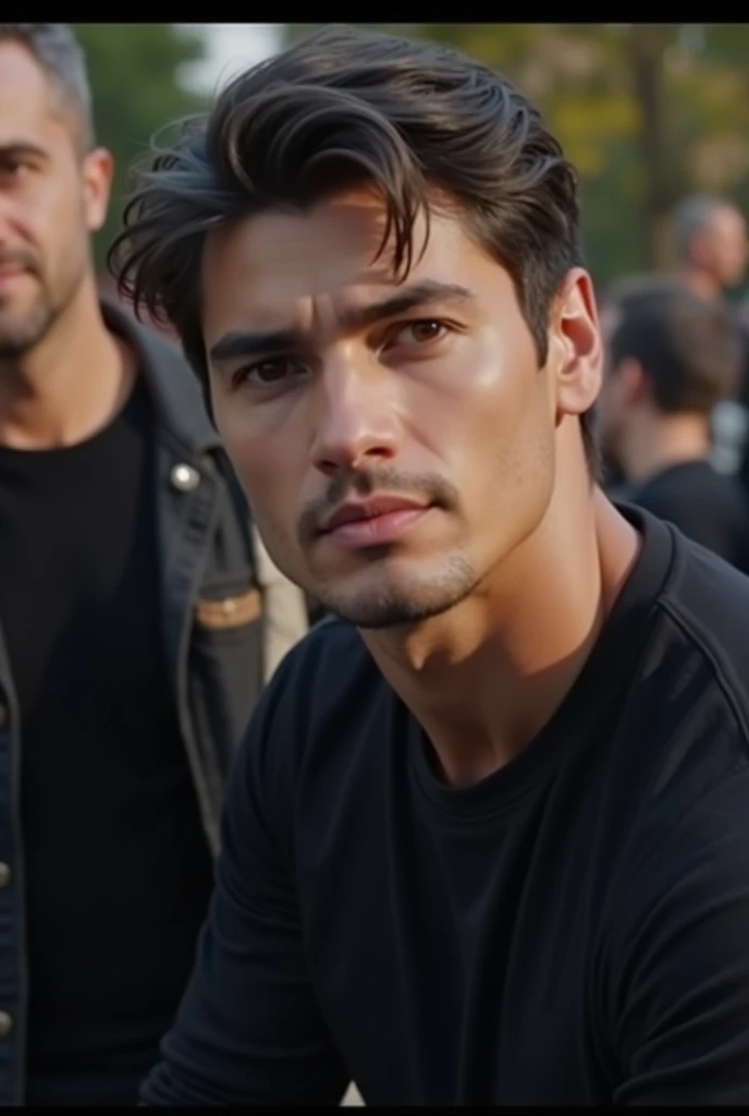 Use below myself photo to imagine and create a future photo of myself (male), make it realistic as in real live 