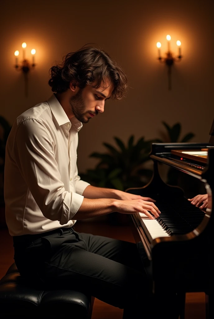 music piano male