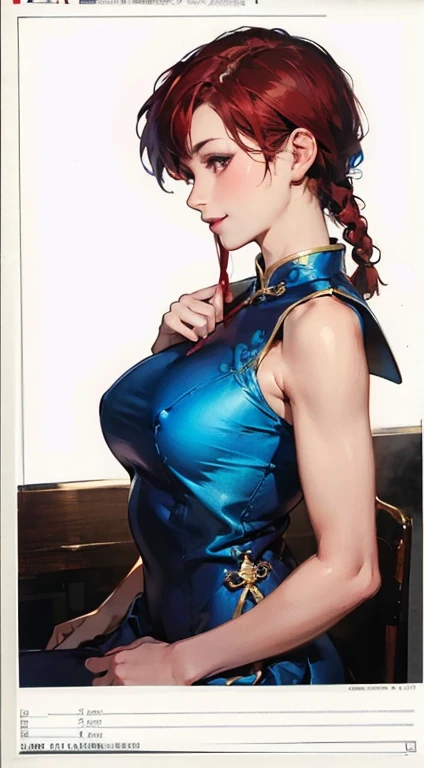 ((highest quality)), ((masterpiece)), ((realistic)) 19 years old, redhead girl, shoulder length hair, relaxed and happy face ((thin)) (Big breasts), ((( Chinese dress turquoise blue short dress))) (((mini skirt))) ((sexy dress)) Odango hairstyle (((detailed character sheet, Front view, Side view, 3/4 view))) (((white background))) 6 and a half whole bodies
RanmaChan, cabello rojo, Cabello con trenza, ojos azules, ojos detallados, cuerpo completo, pose open door masterpiece, ultra quality, Beautiful detailed, extremely detailed,16K, exquisite, absurdity, highres, Beautiful background, Beautiful eye, Beautiful skin, anime style, 1girl, solo, looking at viewer, upper body focus, :1.5))), huge breasts, big ass, red_hair, single braids BREAK Ranma red_shirt, ranma black_pants, Black_kung fu_shoes BREAK cameltoe, cheeky smile, wide open mouth, double teeth, (masterpiece:1.2、best quality、Masterpiece)、1 female、Solitary、classroom、sky、sit、Blonde、Double tail、Red Eyes、(sleeveless sailor s