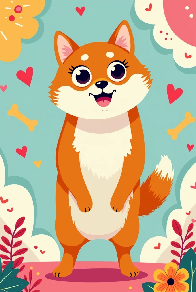 Pop Mart style,Shiba Inu