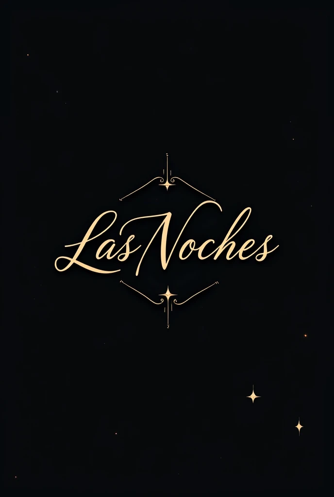 Logo for a minimalist luxury restaurant named Las Noches