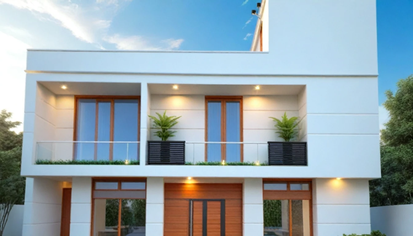 Architectural style Architectural style, ((Classic Style House)),(masterpiece) , ((best quality)), dramatic lighting, high quality outdoors, sky, day, cloud, tree, blue sky, building, scenery, road, real world location, sunlight, enough detail, high resolution,super realistic, Photorealistic, highly detailed, balcony, plants, door, car, truck, parking slot, paving, . Clean lines, architectural drawing, highly detailed , . Clean lines, geometric shapes, minimalist, modern, architectural drawing, highly detailed