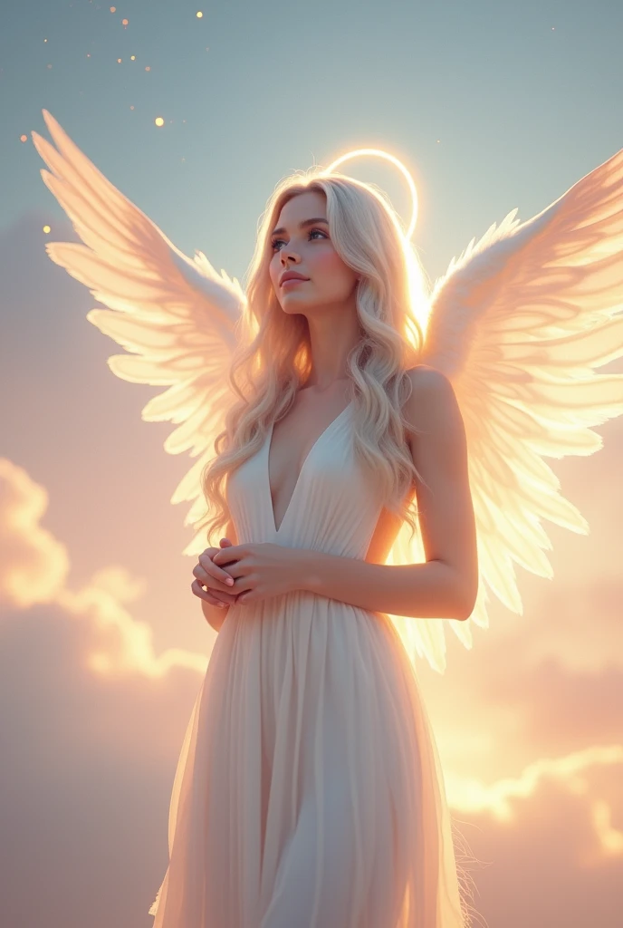 Angel upper body facing forward