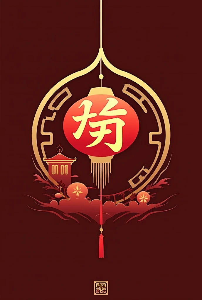 Chinese-style company logo design, with the traditional Chinese lantern shape as the main element, cleverly hiding the English letters “WJ” within, echoing the Chinese characters “Wu Jie”. Integrating calligraphy, architecture and other elements, to construct a simple yet elegant brand image. The lines are smooth and dynamic, the colors are warm and majestic, and the overall design is full of artistic and fashionable qualities.