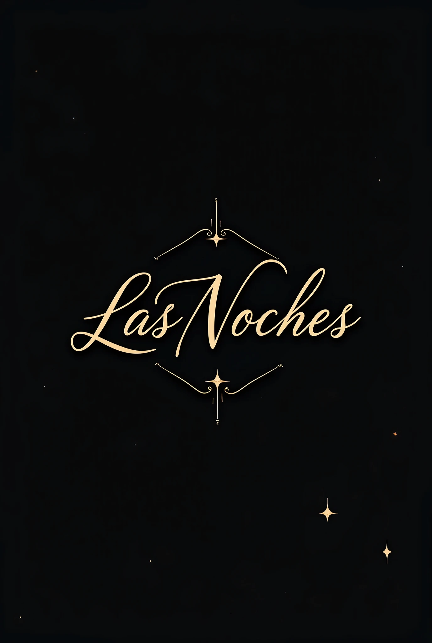 Logo for a minimalist luxury restaurant named Las Noches
