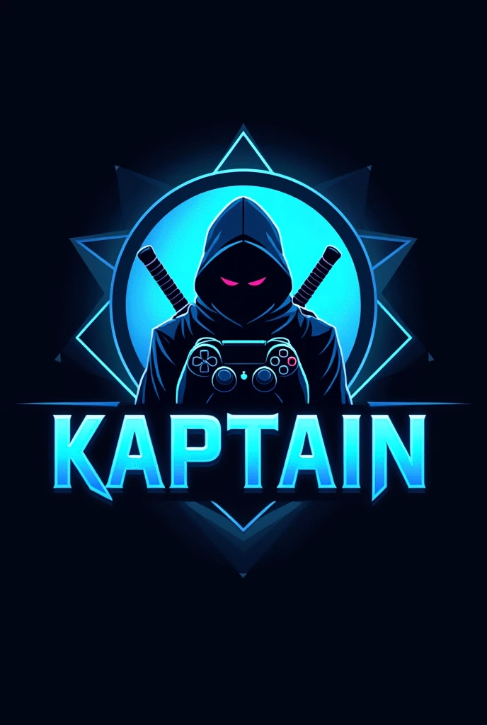 PROMPT
This Gaming logo features the name "KAPTAAN" in a futuristic font and a Sky Blue color. and NINJA AVATAR, The logo also has a stylized controller icon and a logo in the logo. The logo is designed to be attractive and eye-catching and to appeal to the logo. I hope you like it.
EDITING