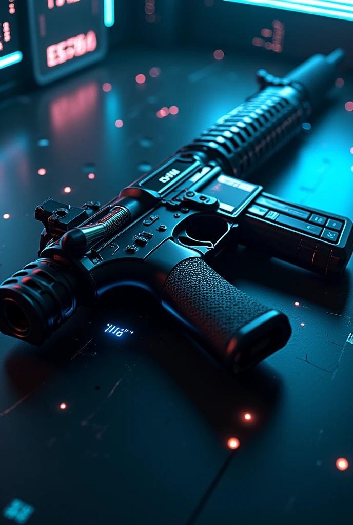 Computer keyboard rifle
