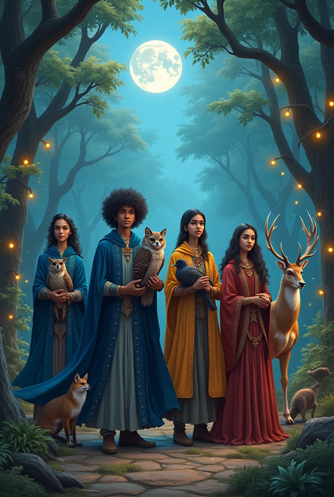 Vanasthalipuram vamshi
Marredpalli mounika
Mehdipatnam Mohammad
Panjagutta priya
Ranigunj rojarani
Vidyanagar vardhini
Patancheru praveen
Create a image on these names in the Harry Potter theme with animals has reference for those names